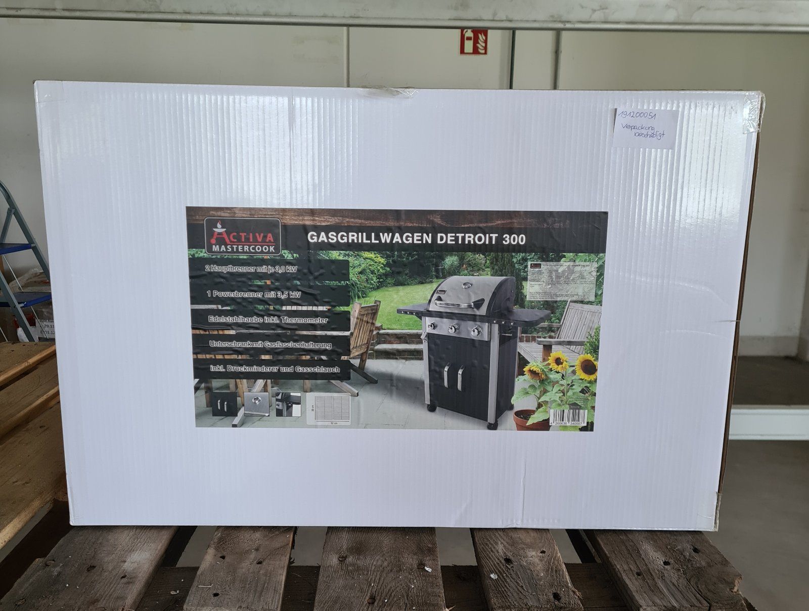 Activa Detroit 3 Gasgrillwagen