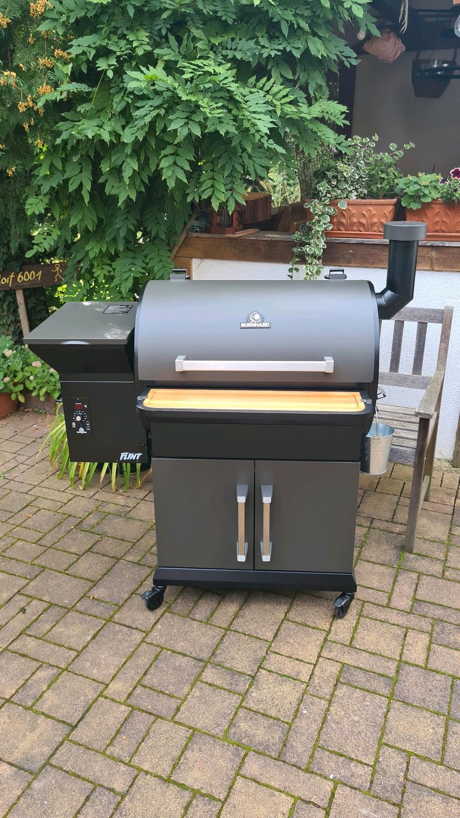 BURNHARD Flint Pelletsmoker Test