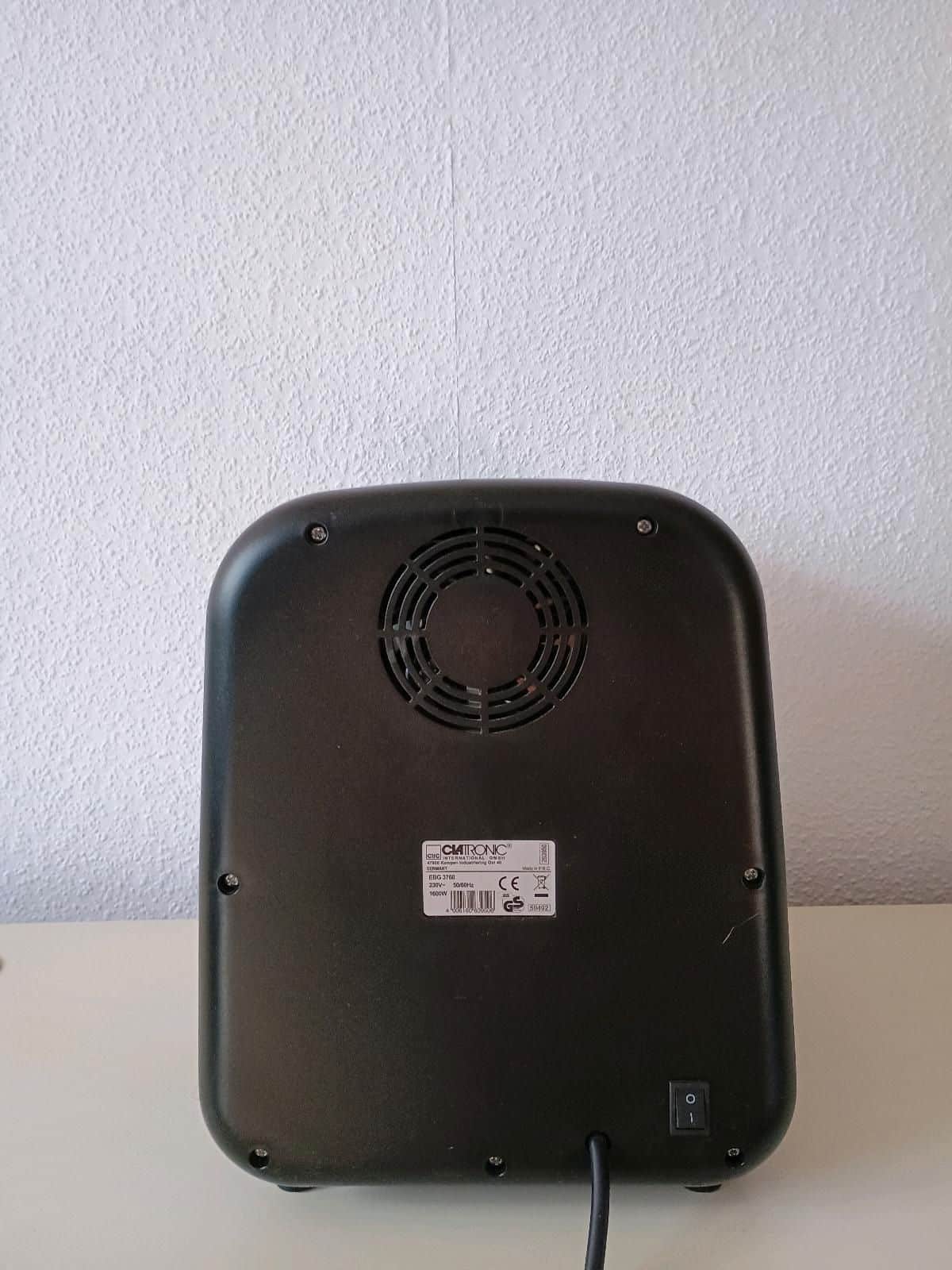 Clatronic EBG 3760 Elektro-Oberhitzegrill Rückseite