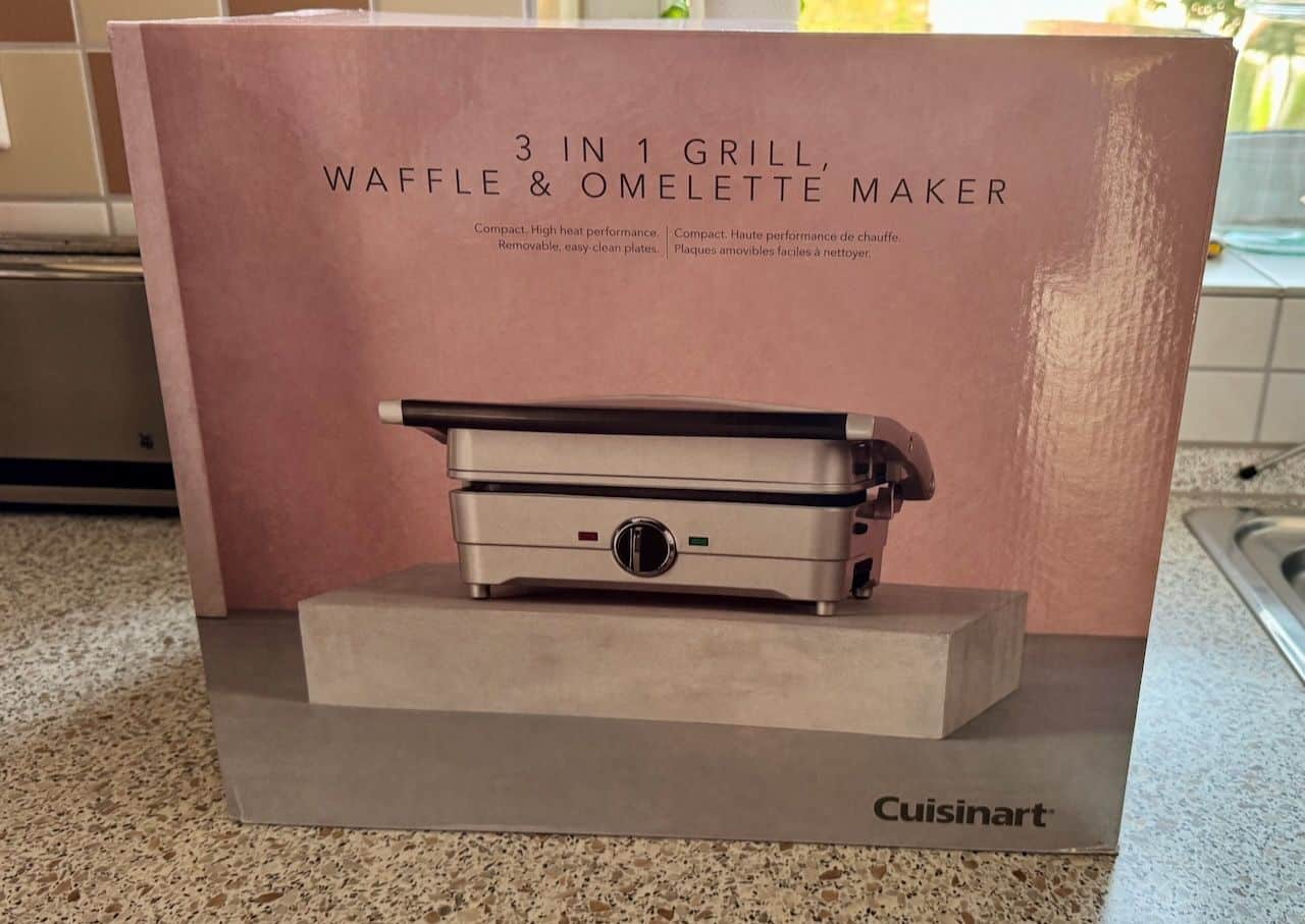 Cuisinart GRSM3E Grill Waffel & Omelette Maker