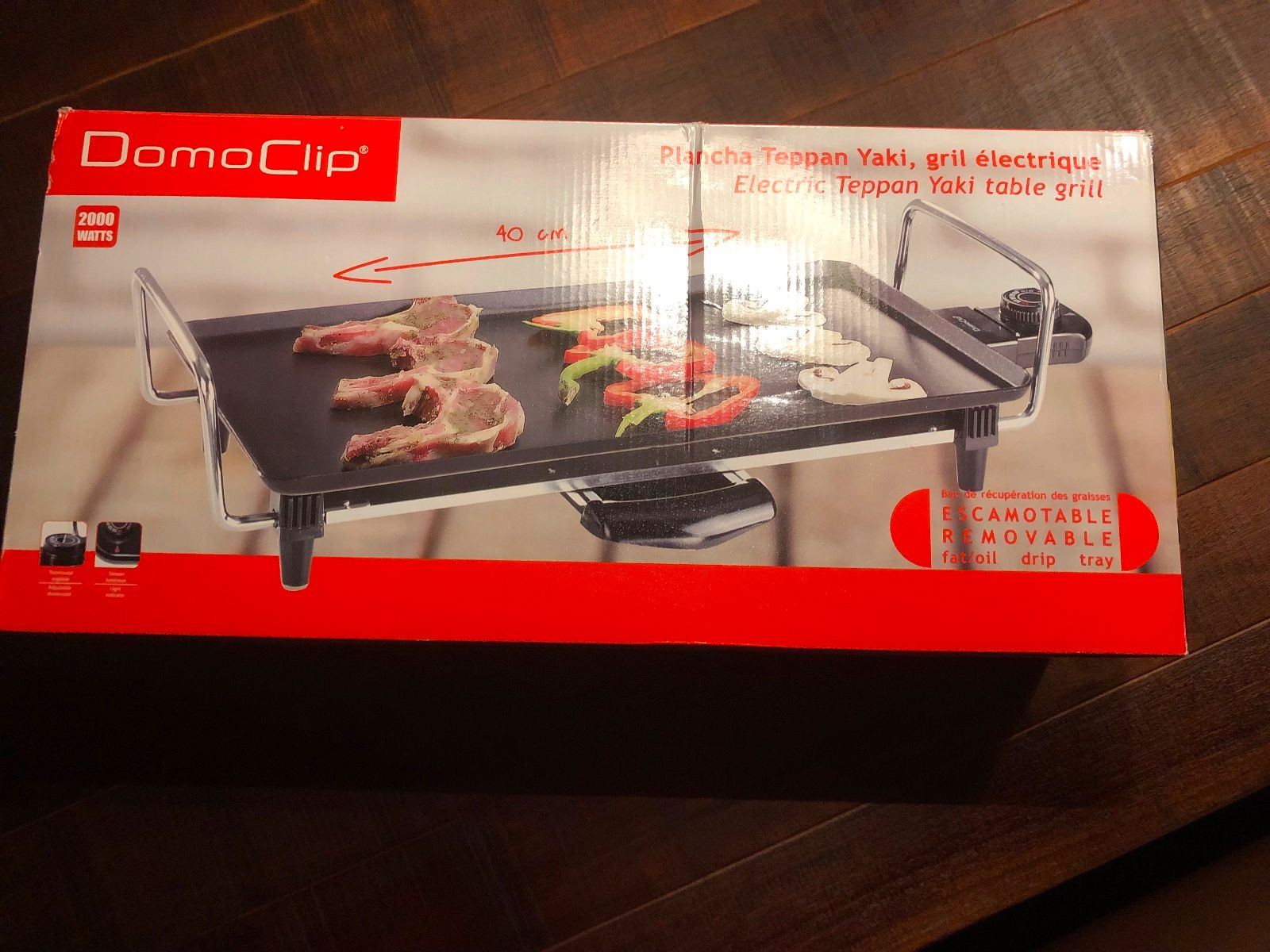 Domoclip DOM182 Tischgrill Teppanyaki