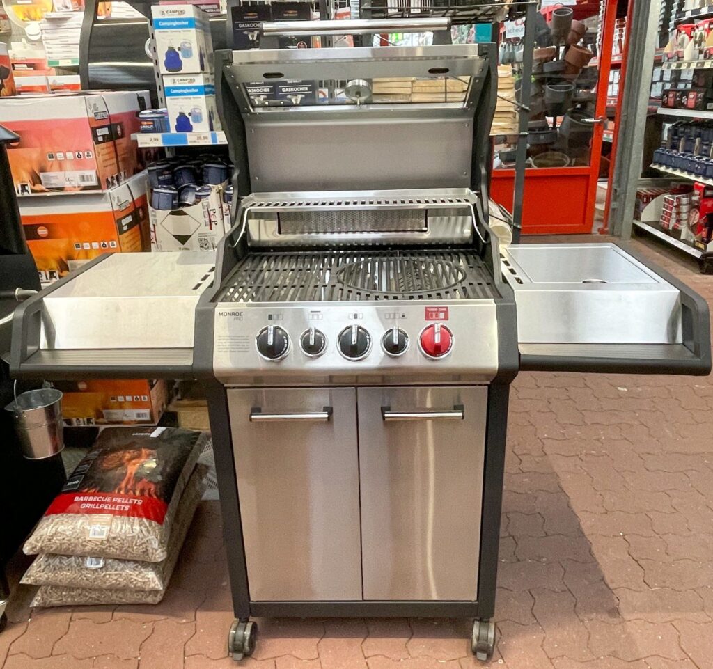 Enders Monroe 3 Sik Turbo Drehspieß Enders Monroe Pro 3 SIK Turbo Gasgrill - EdelKüche