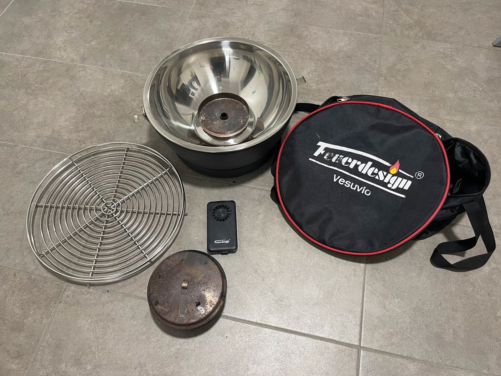 Feuerdesign Vesuvio Tischgrill