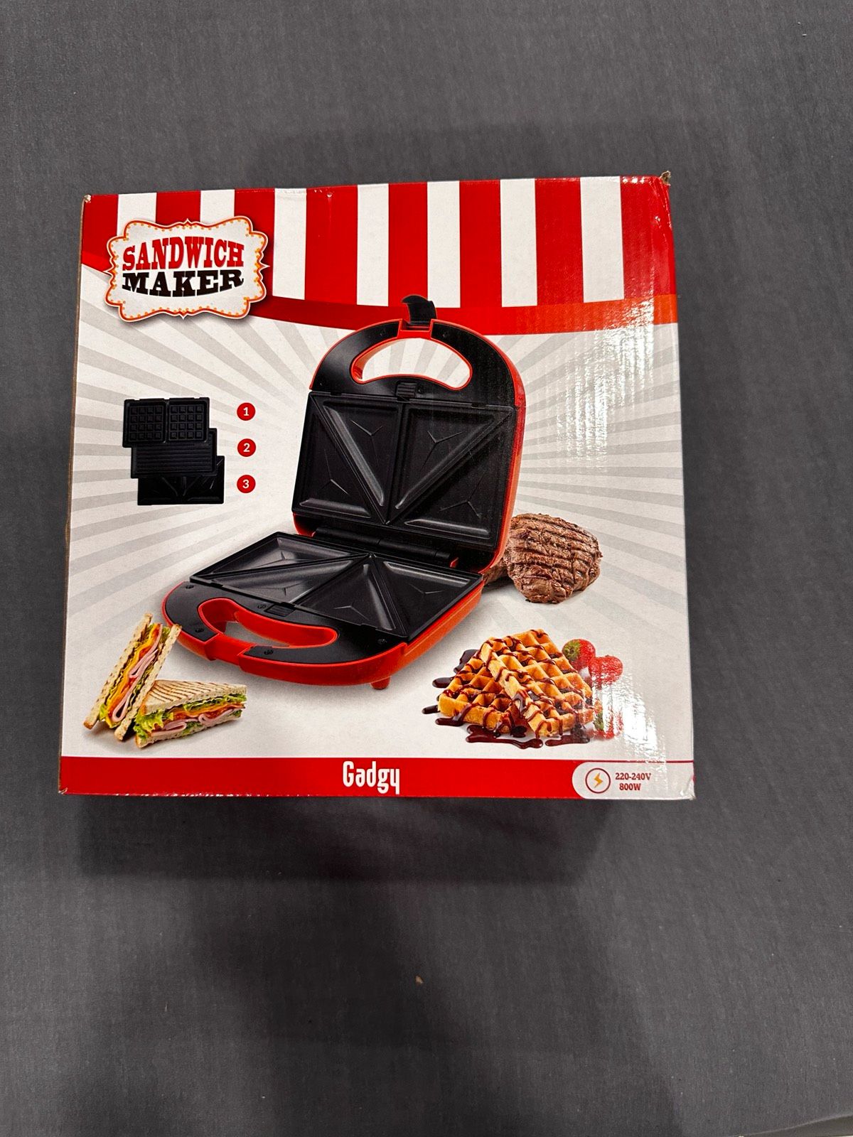 Gadgy Sandwichmaker 3 in 1