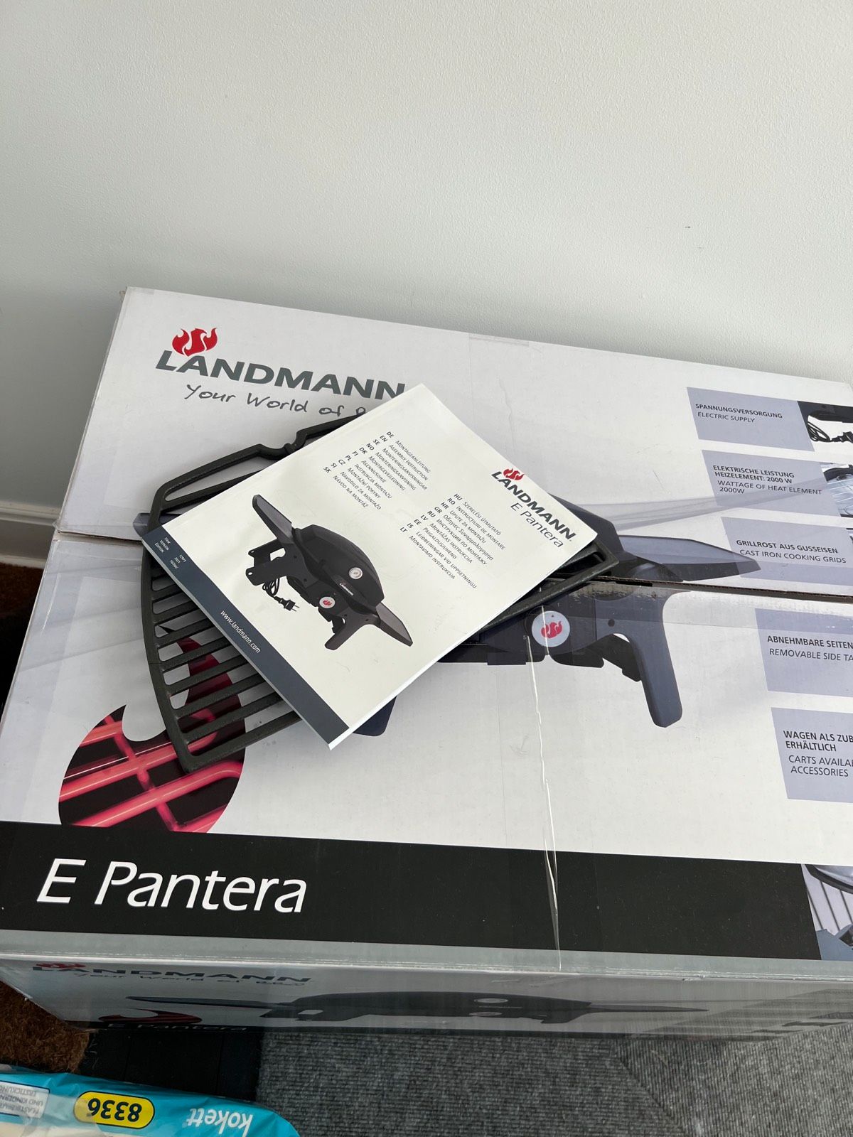 LANDMANN E-Pantera Elektrogrill