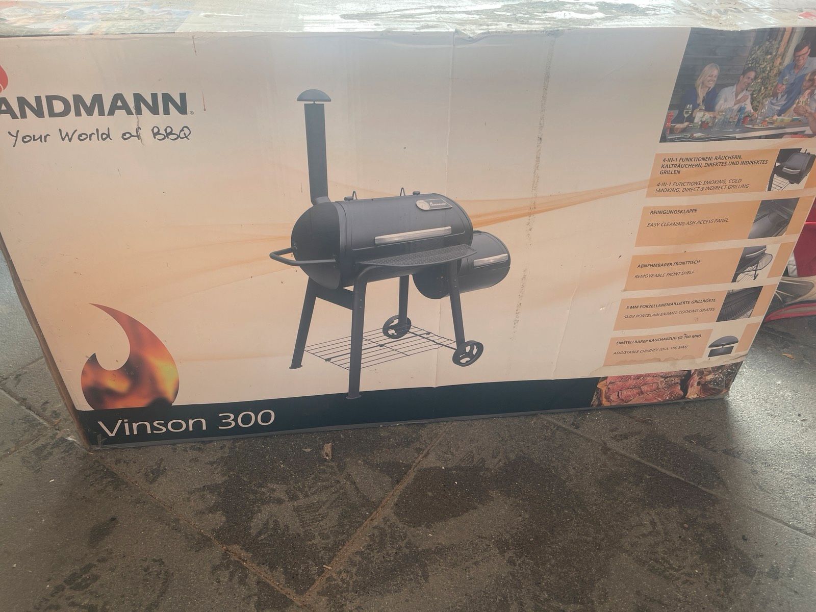 LANDMANN Smoker Vinson 300 EdelKuche