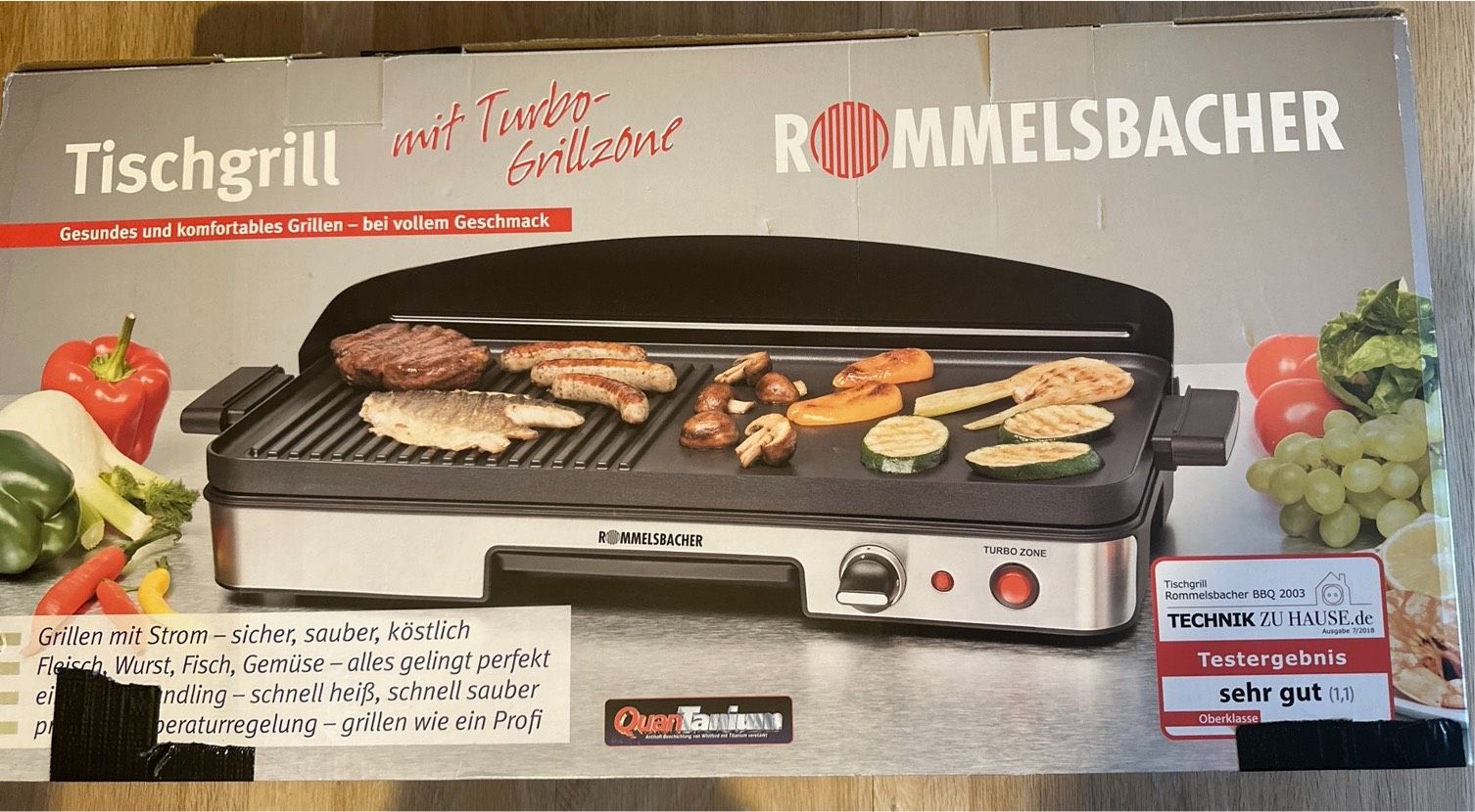 ROMMELSBACHER BBQ 2003 Tischgrill Test
