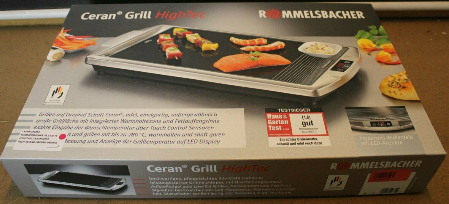 ROMMELSBACHER CG 2308:TC CERAN Grill