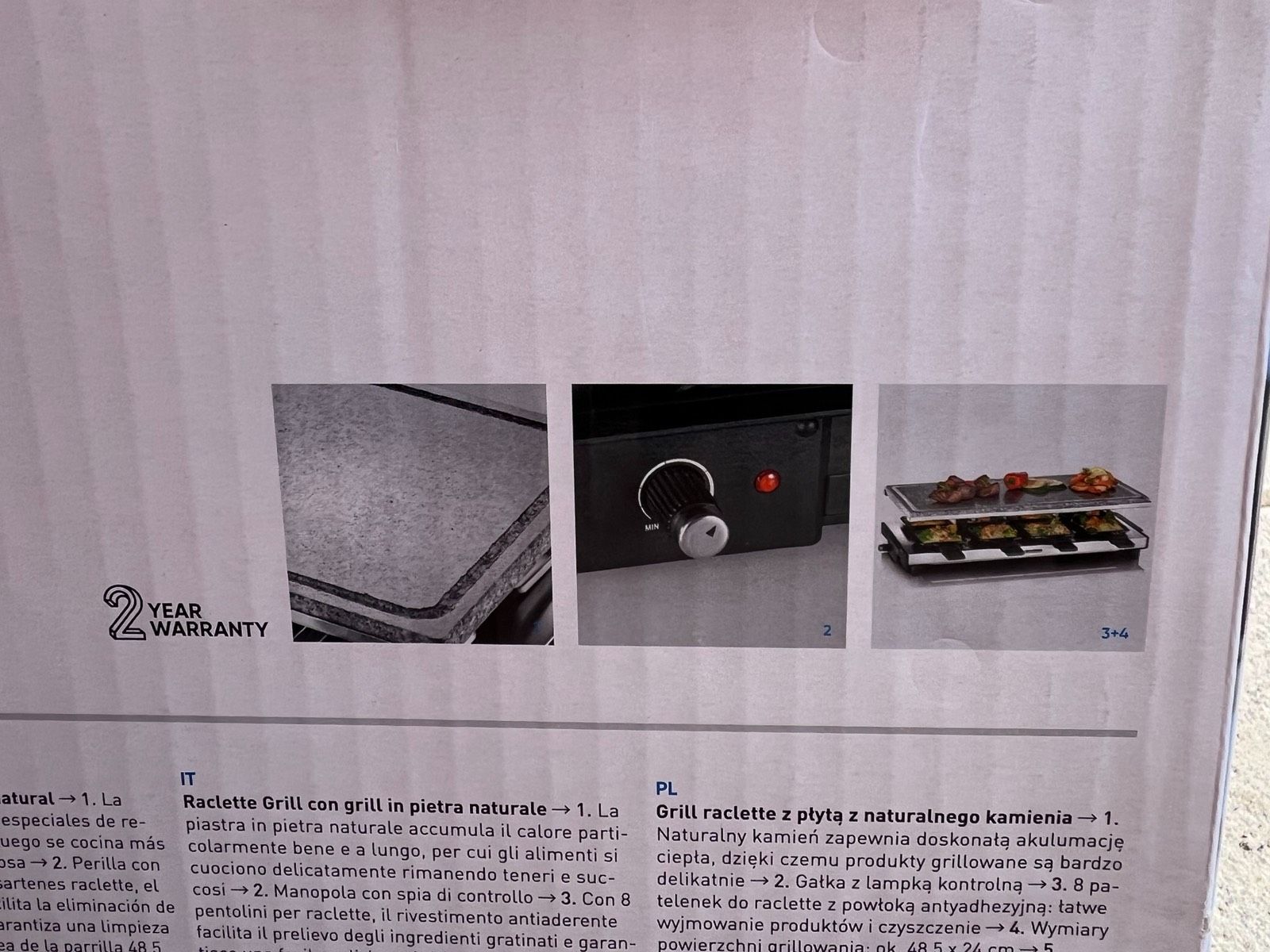 SEVERIN RG 2374 Raclette Test