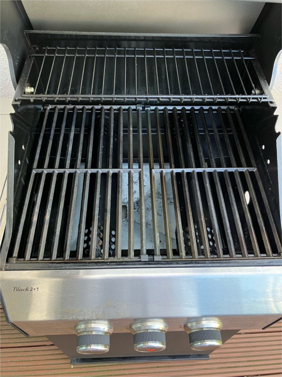 TAINO BLACK 2+1 Gasgrill 2 Brenner mit Seitenkocher Grillrost