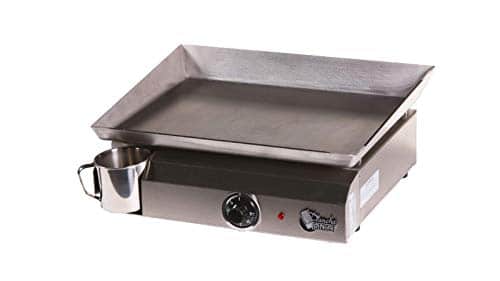 Tonio Primo Grillplatte Aus Edelstahl – Für Gas, Mit 2,1 KW Brenner, Kochzone 45x39 Cm | Perfekt Für Gesundes Grillen