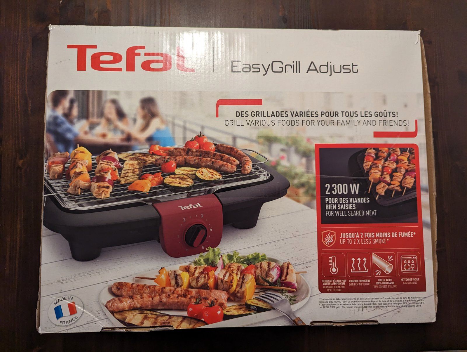 Tefal BG90E5 Easygrill Adjust Elektro-Tischgrill
