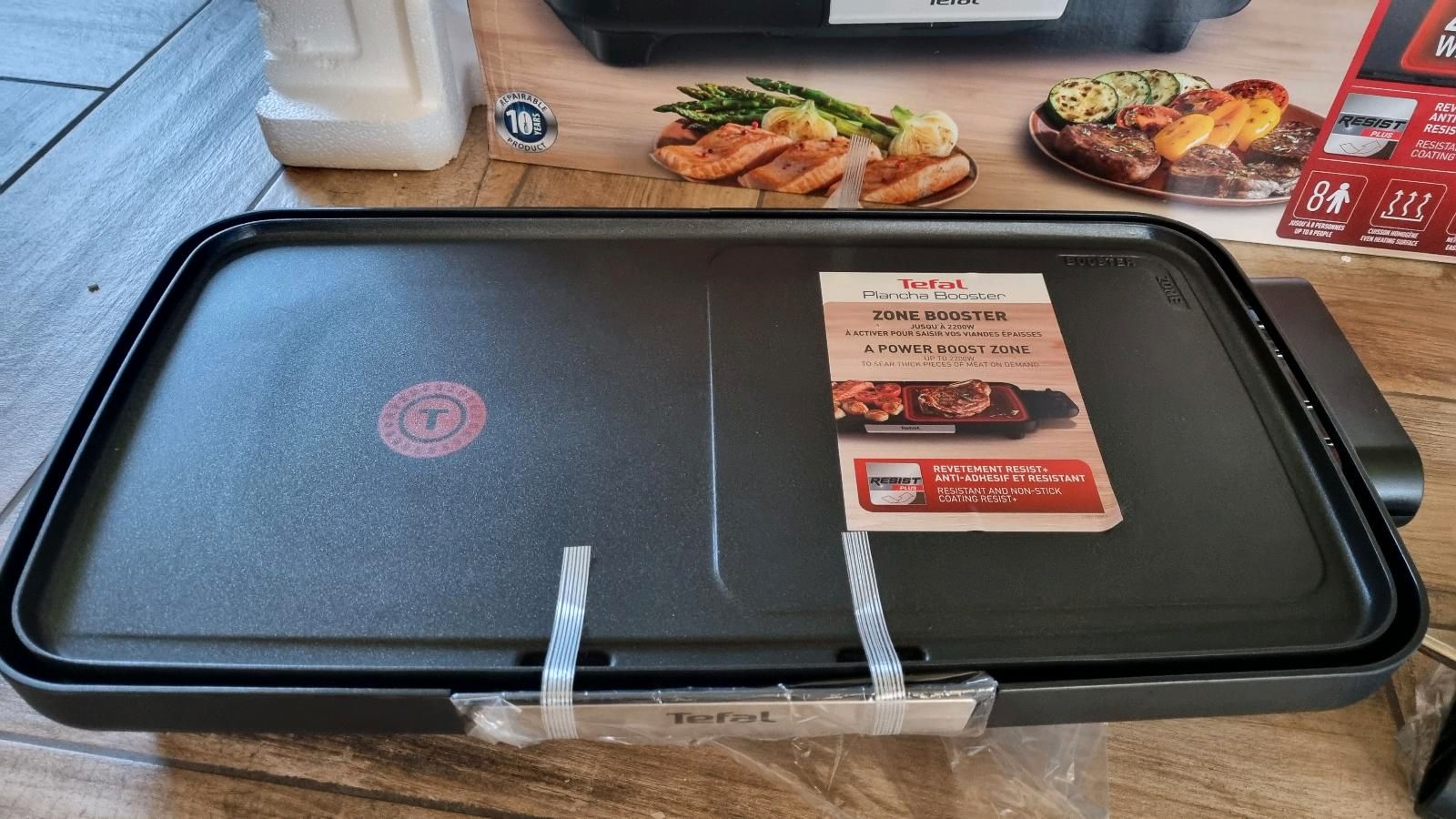 Tefal CB6428 Plancha Booster Tischgrill