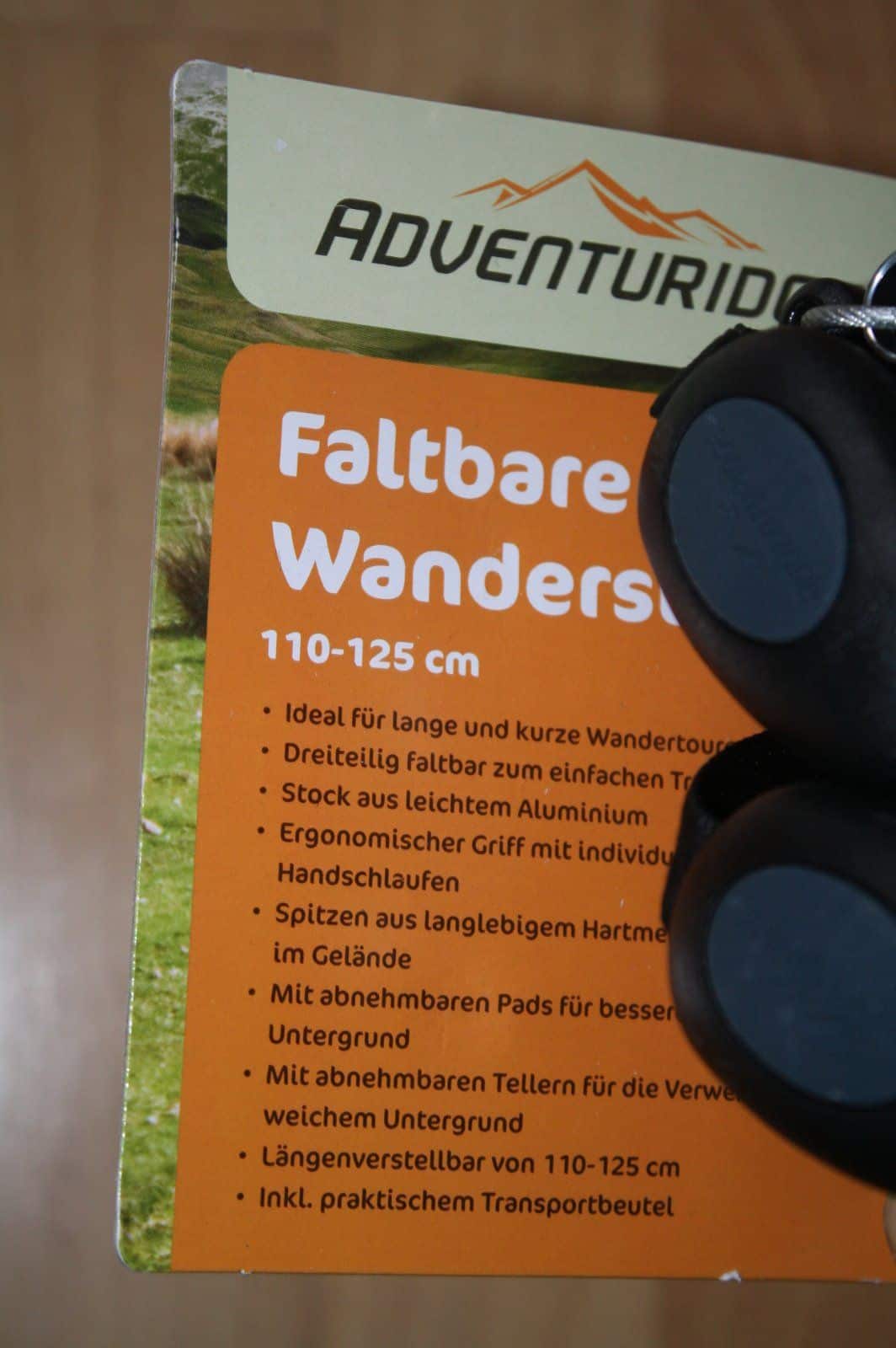 ADVENTURIDGE Faltbare Wanderstöcke Test
