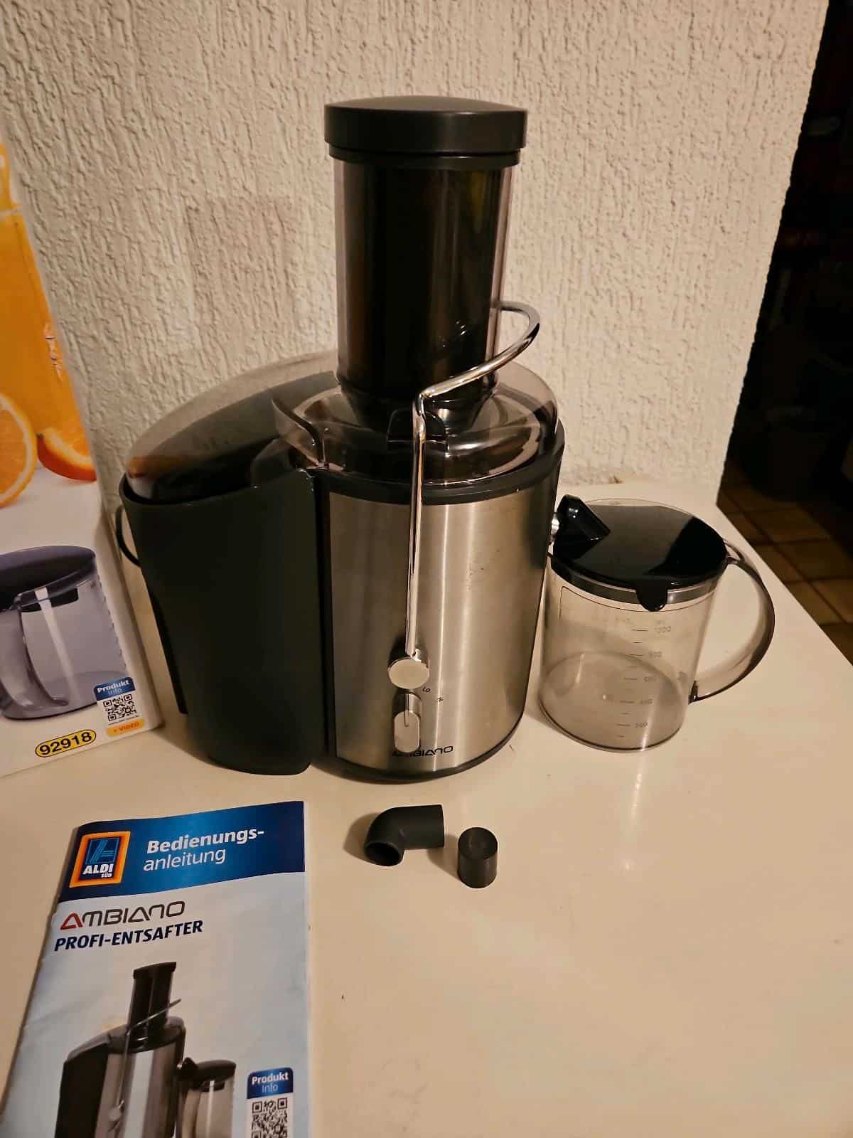 AMBIANO Entsafter Test