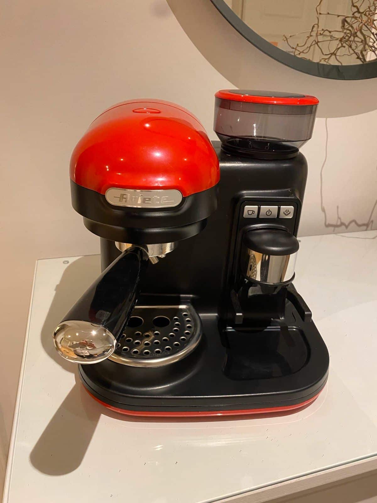Ariete 1318 Espresso Moderna Kaffeemaschine mit Mahlwerk