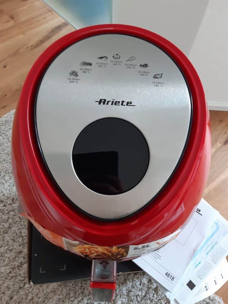 Ariete Airy Fryer XXL Heißluftfritteuse Test