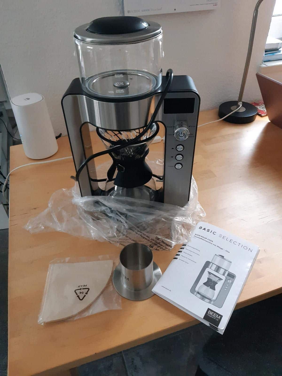 BEEM 3597 POUR OVER Filterkaffeemaschine