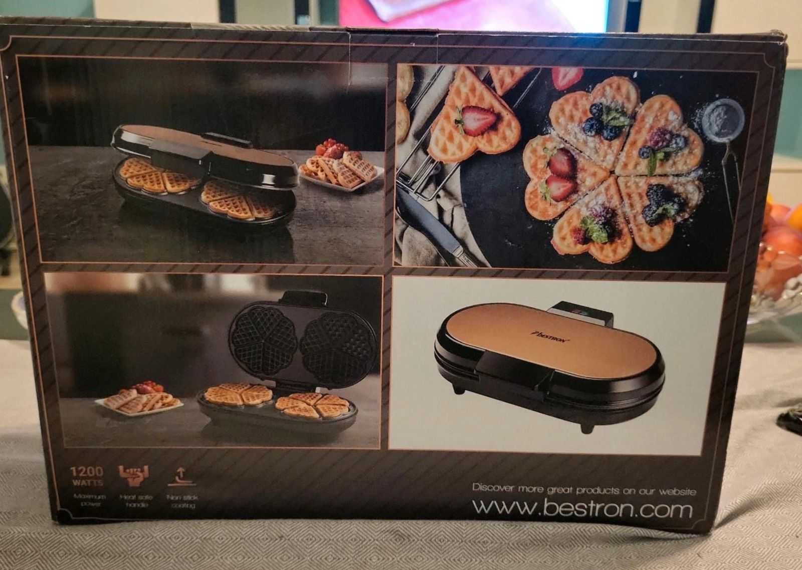 BESTRON Doppel-Waffeleisen »ADWM730SAT« Test