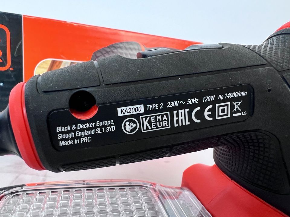 Black+Decker Mouse KA2000 Dreieckschleifer Test