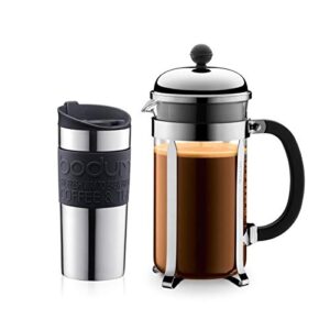 Produktbild von Bodum Travel Press – Deine Persönliche French Press Für Unterwegs, 0,45 Liter, Schwarz