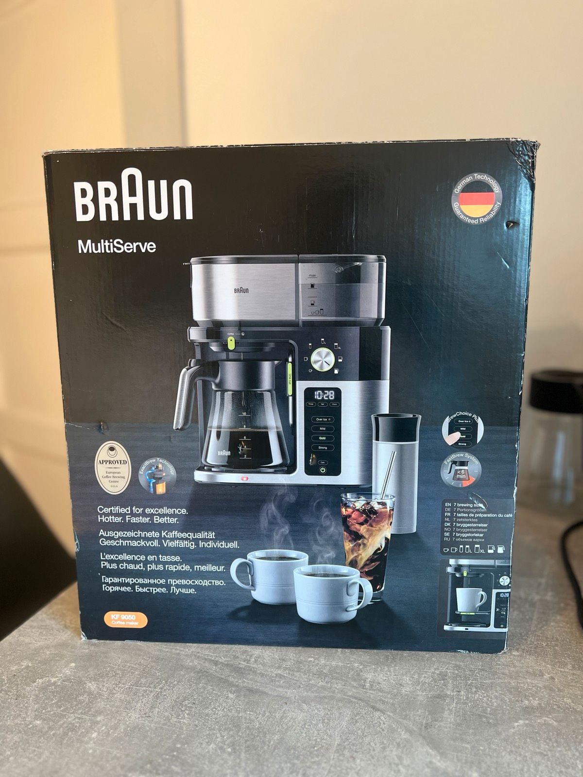 Braun MultiServe KF 9050 BK Kaffeemaschine EdelKüche