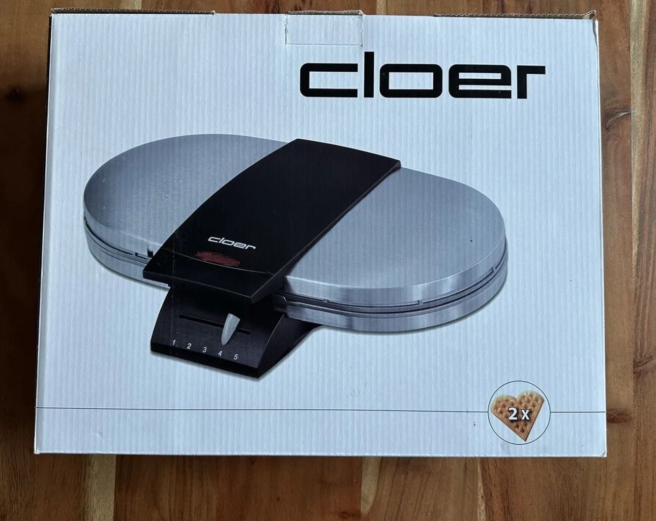 Cloer 1329 Doppelwaffelautomat