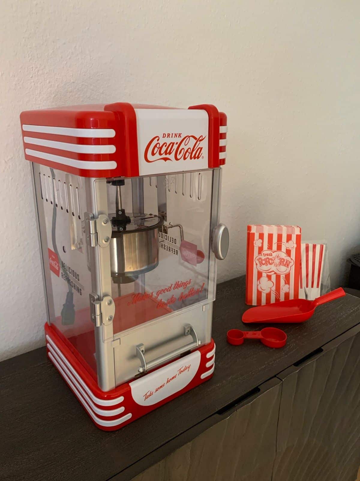 Coca Cola Popcorn Maker SNP-27CC Test