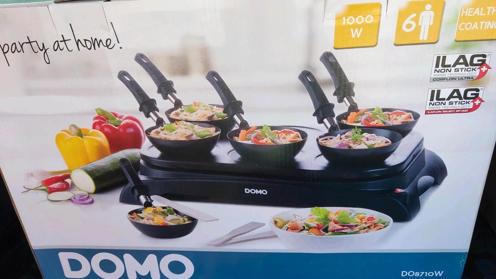 DOMO DO8716W Wok-Party-Set