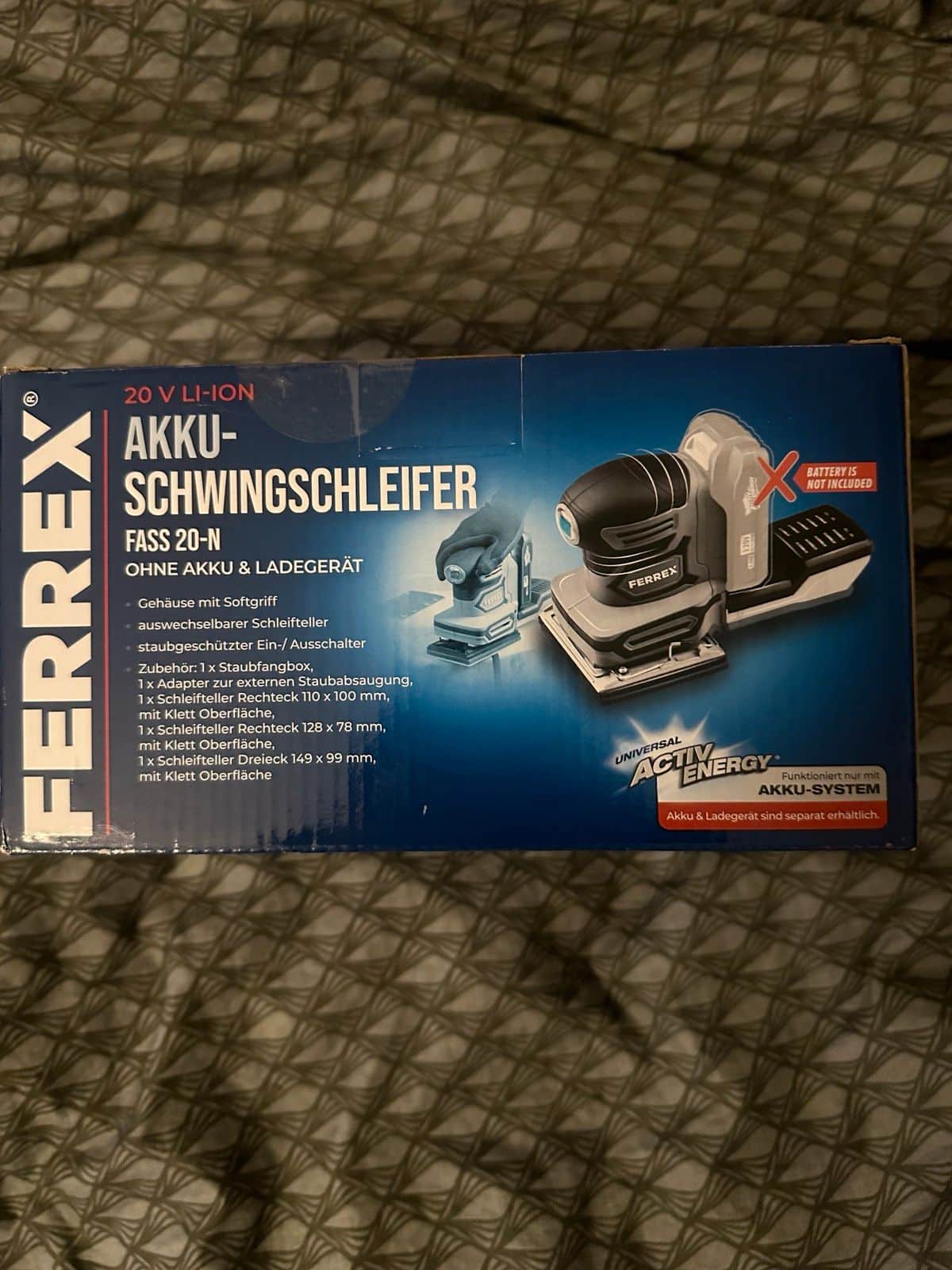 FERREX 20-V-Akku-Schleifer
