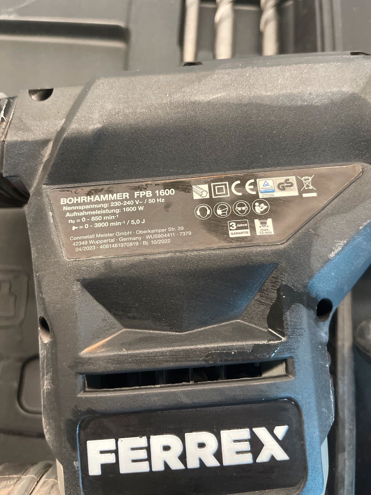 FERREX Bohrhammer FPB 1600 Qualität