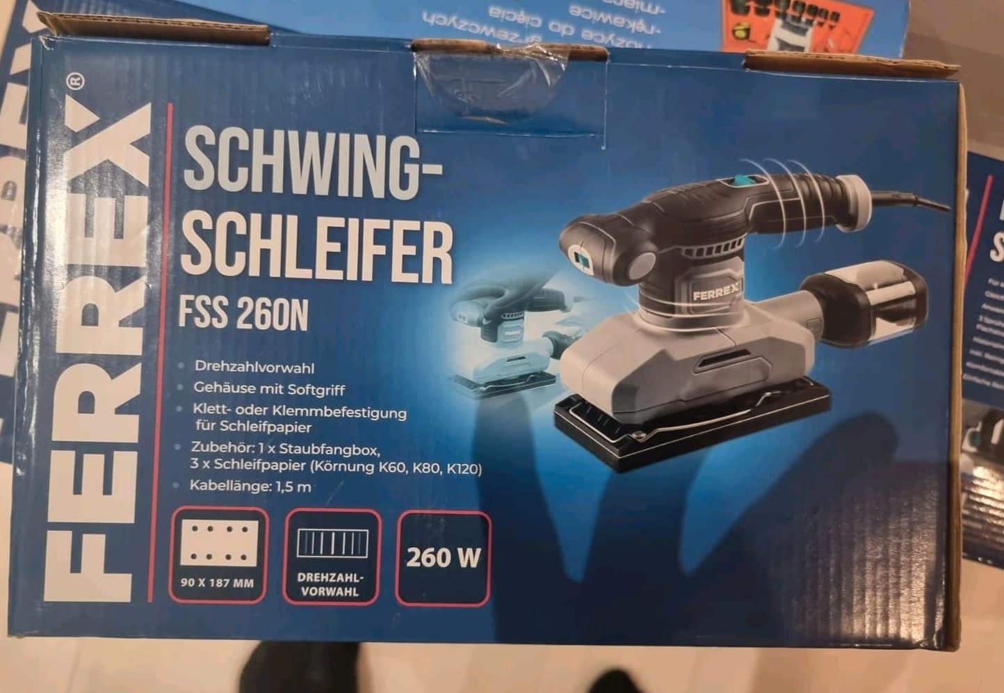 FERREX Schwing- : Exzenterschleifer FSS 260N