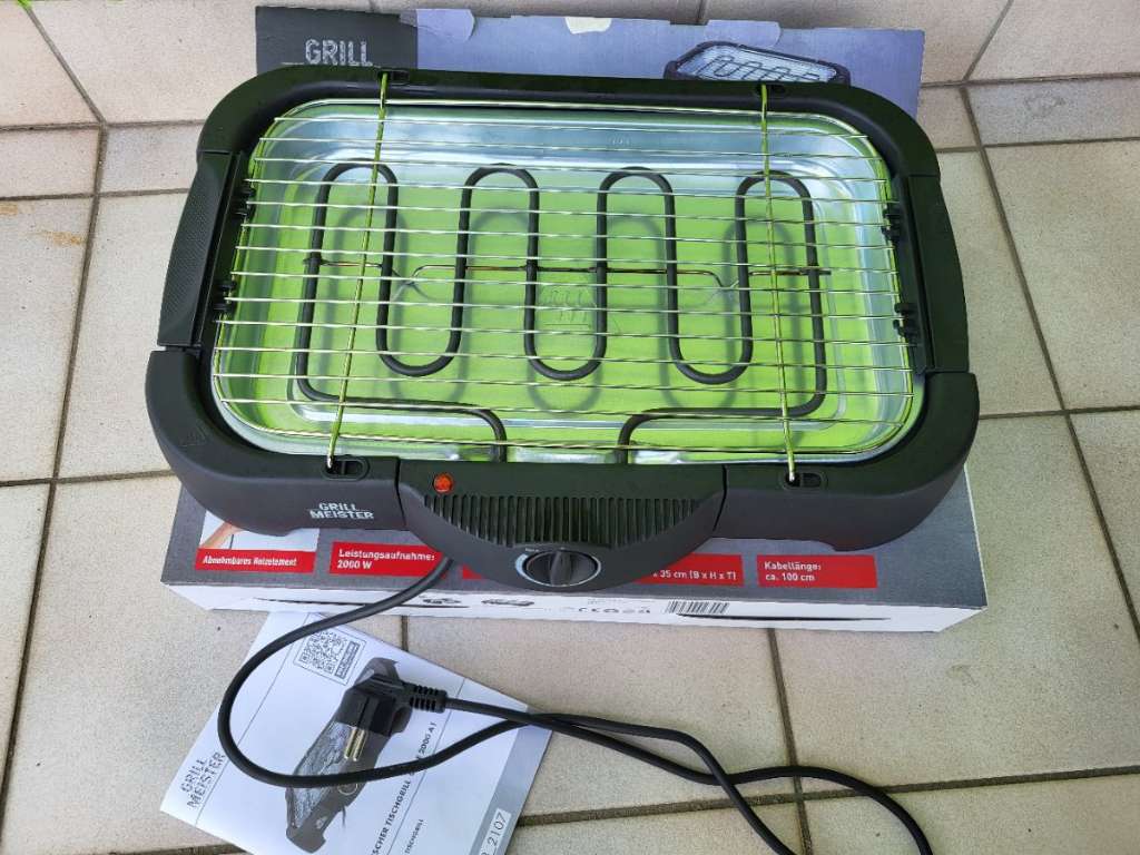 GRILLMEISTER Elektrischer Tischgrill GTGE 2000 A1 Test