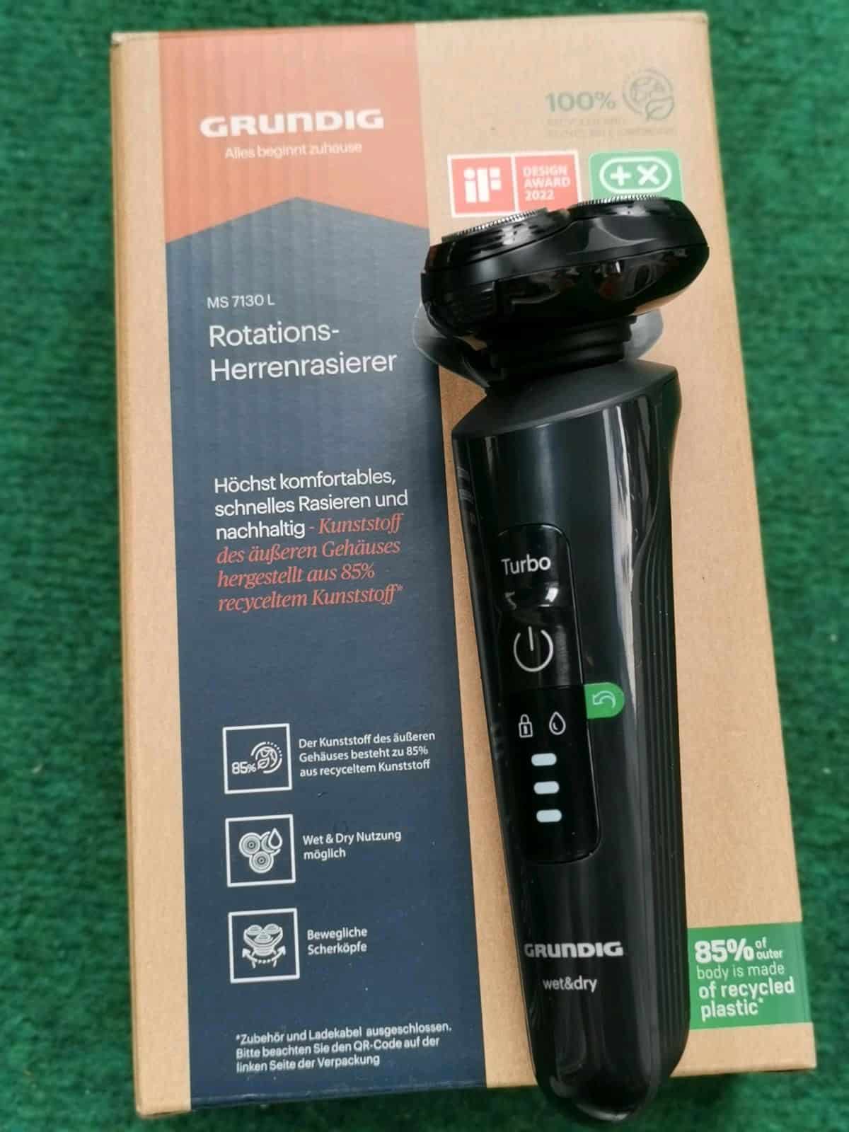 GRUNDIG Rotationsrasierer »MS 7130 L« Test