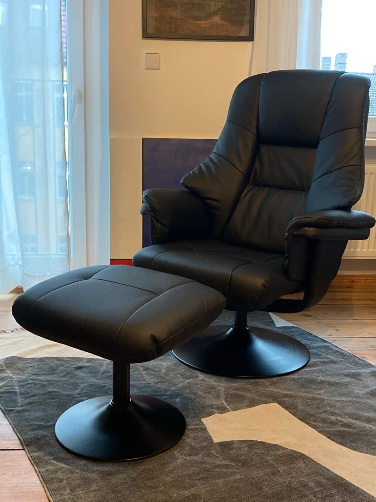 LIV&BO® Relaxsessel mit Fußhocker