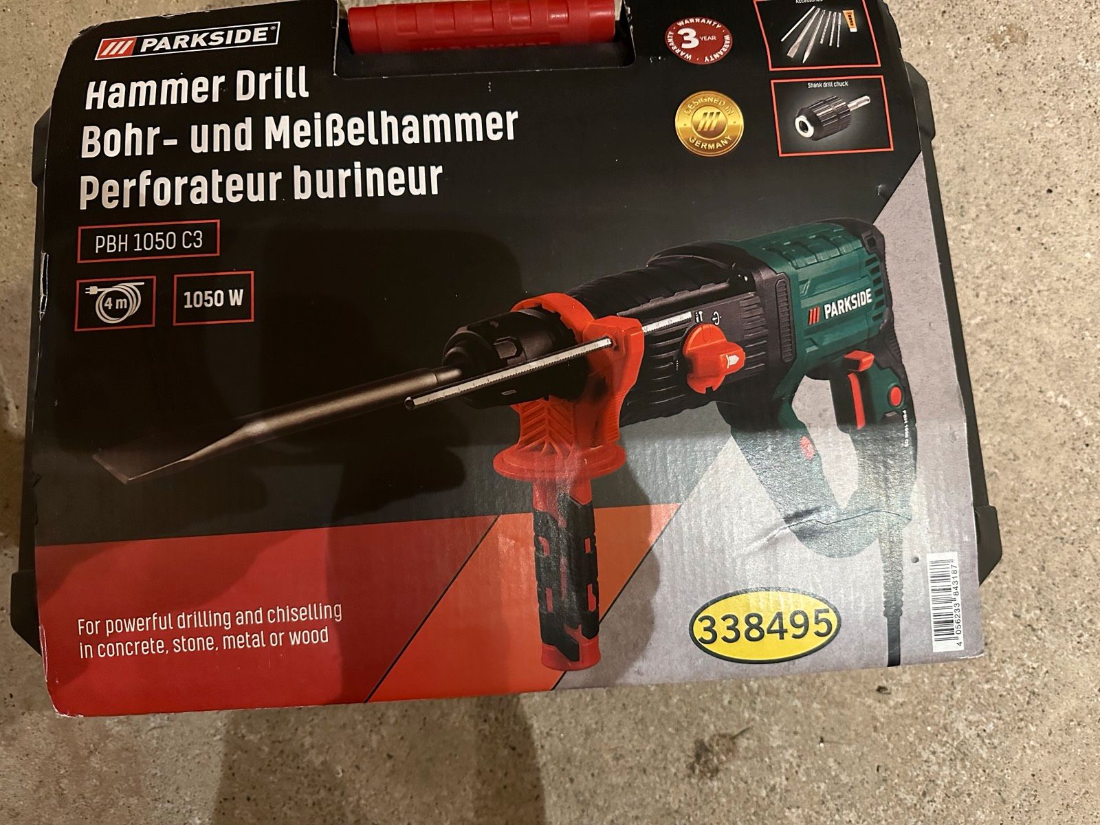 PARKSIDE® Bohr- und Meißelhammer »PBH 1050 C3«