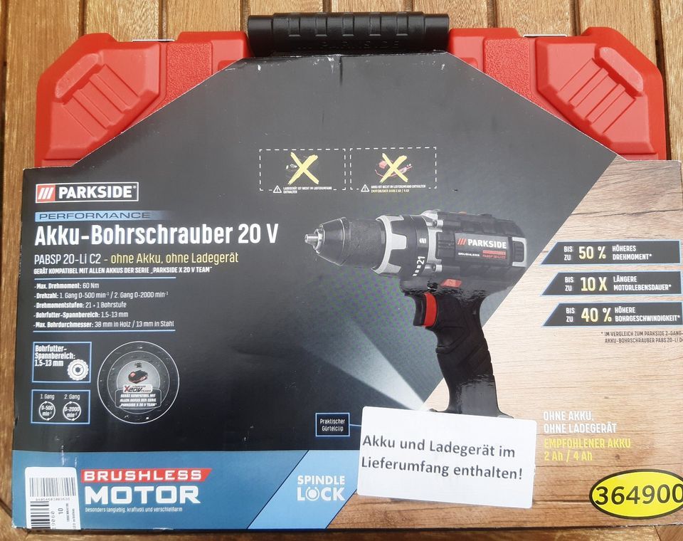 PARKSIDE® PERFORMANCE Akku-Bohrschrauber 20 V »PABSP« Test
