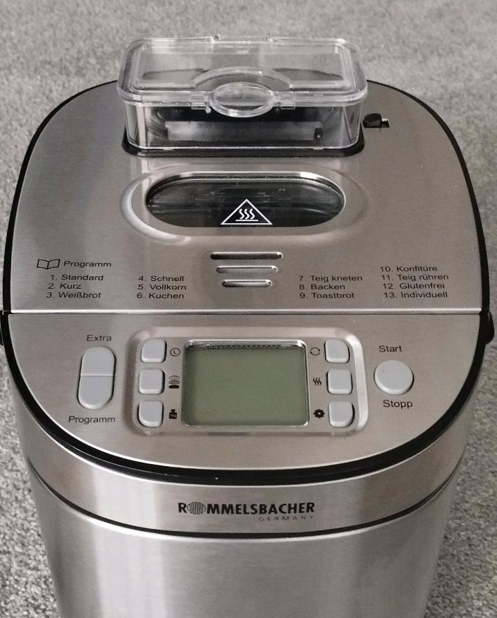 ROMMELSBACHER BA 550 Brotbackautomat Test