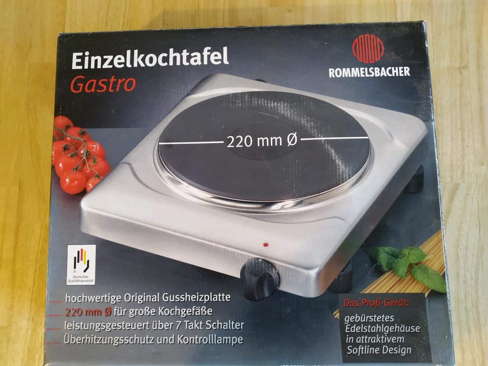 ROMMELSBACHER THS 2022:E Einzelkochplatte