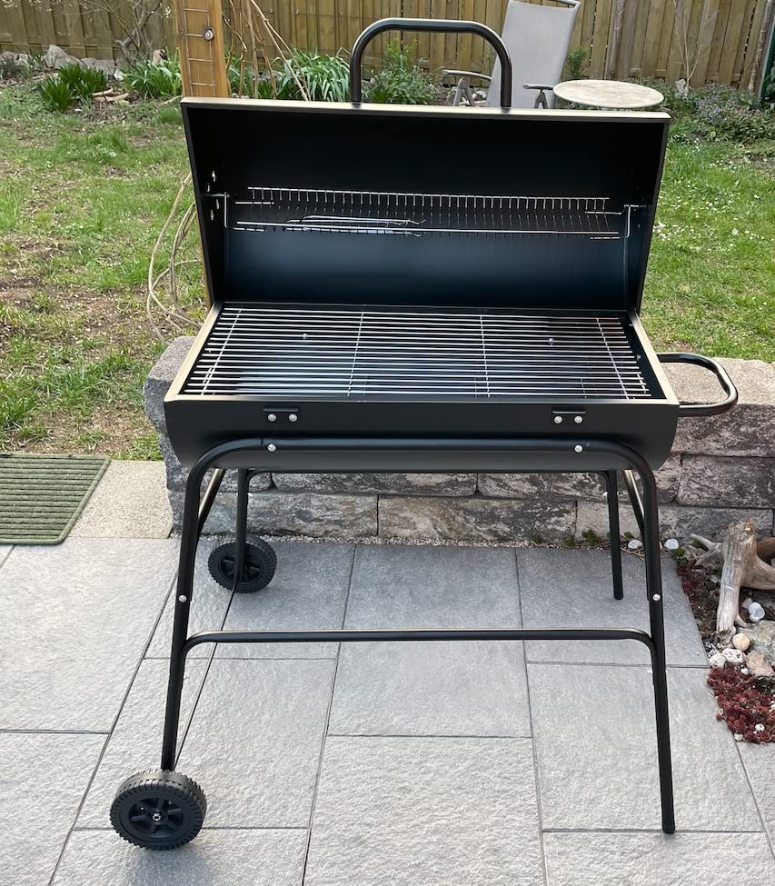 Relaxdays Grillwagen Holzkohlegrill