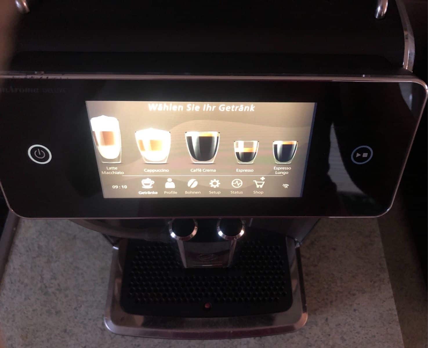 Saeco GranAroma Deluxe SM6685:00 Kaffeevollautomat Display