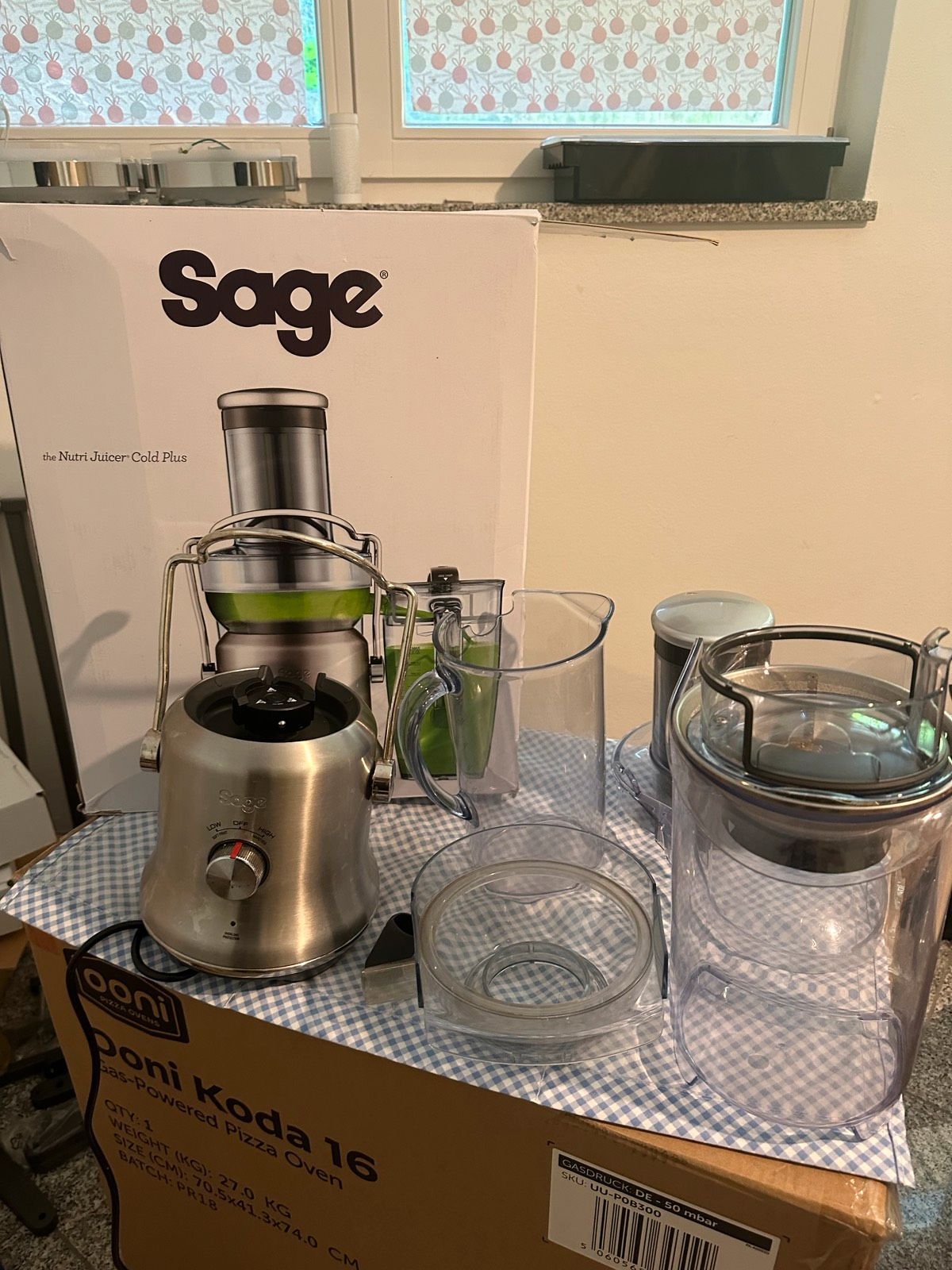 Sage Appliances the Nutri Juicer Cold Plus Entsafter SJE530BSS EdelKüche