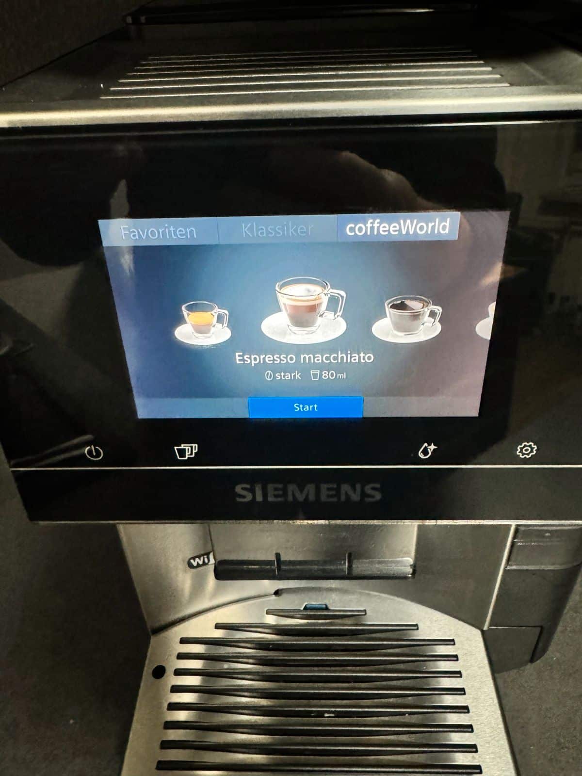 Siemens TP705R01 Espressomaschine Test