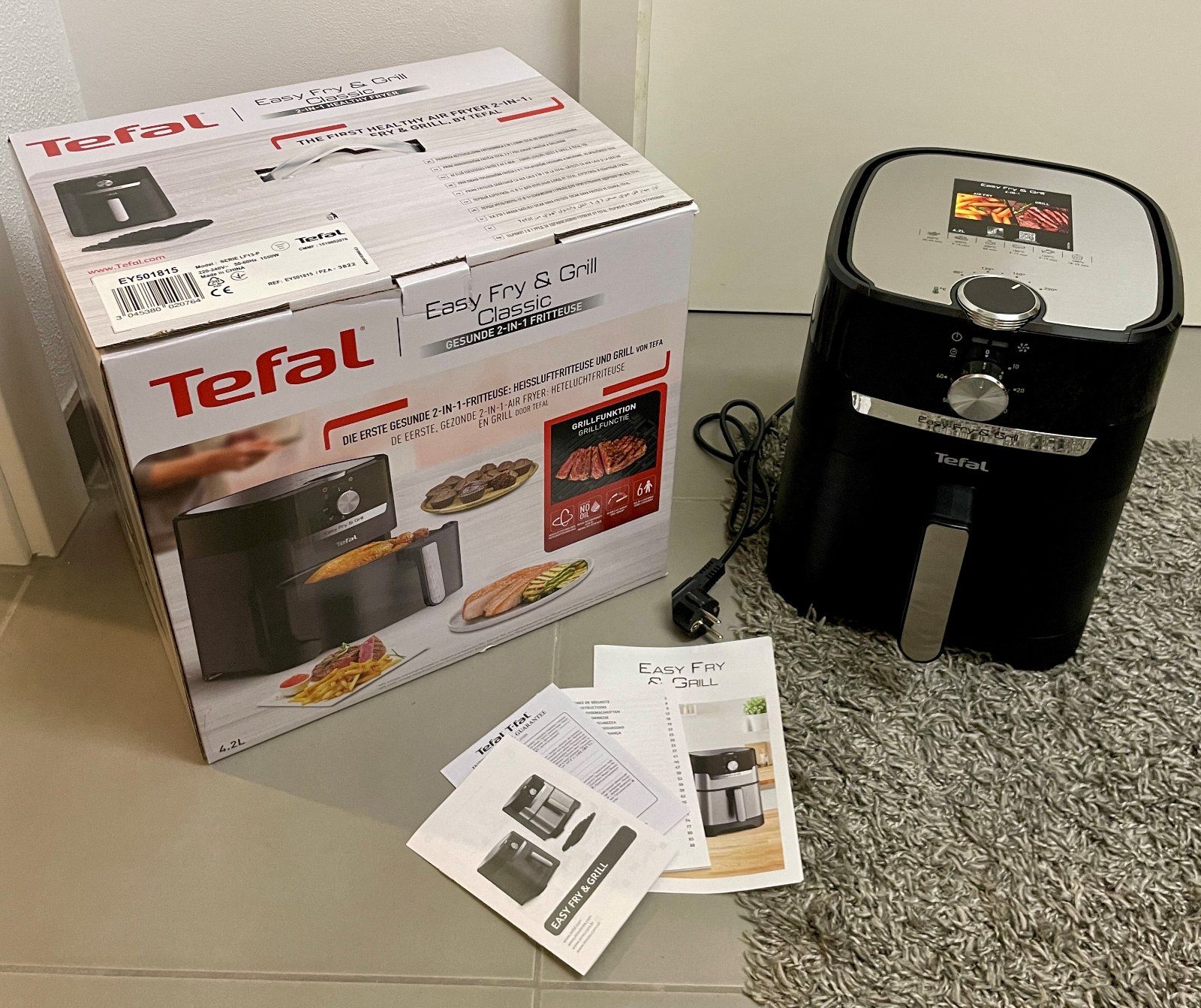 Tefal EY5018 Easy Fry & Grill Classic Heißluftfritteuse Test