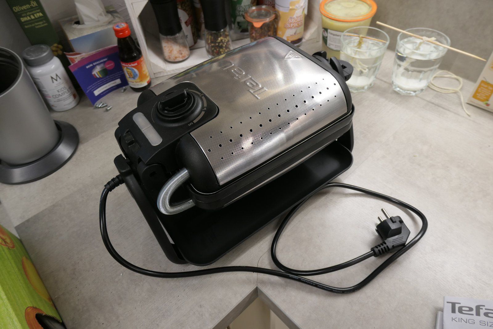 Tefal King Size Waffeleisen WM756D Qualität