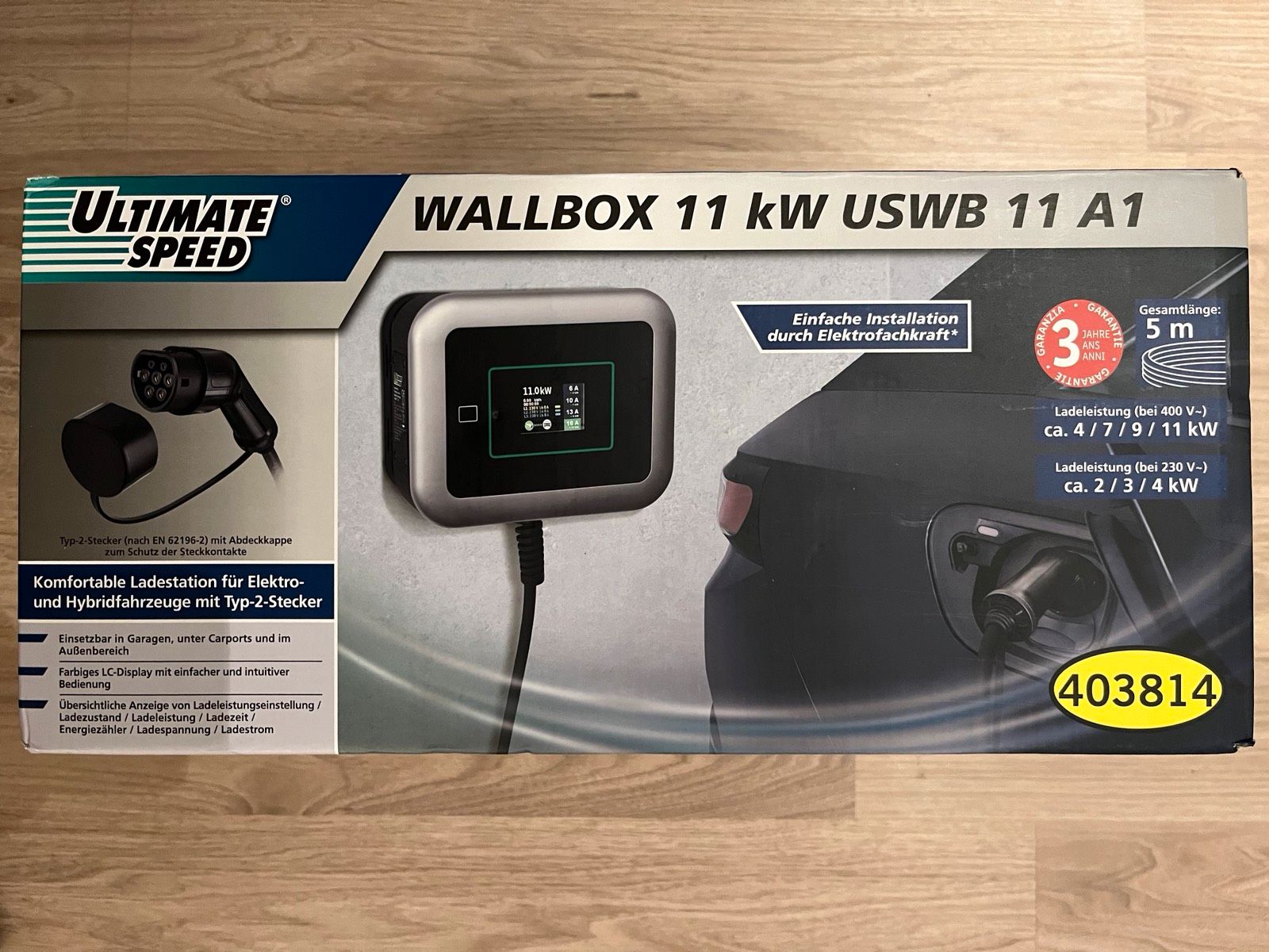 ULTIMATE SPEED® Wallbox »USWB 11 A1« - EdelKüche