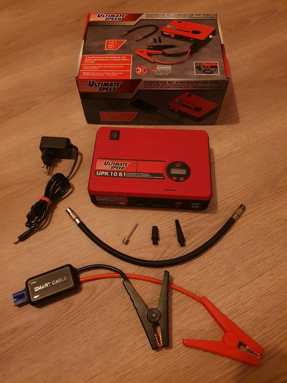 ULTIMATE SPEED® Powerbank mit Kompressor »UPK 10 F3«