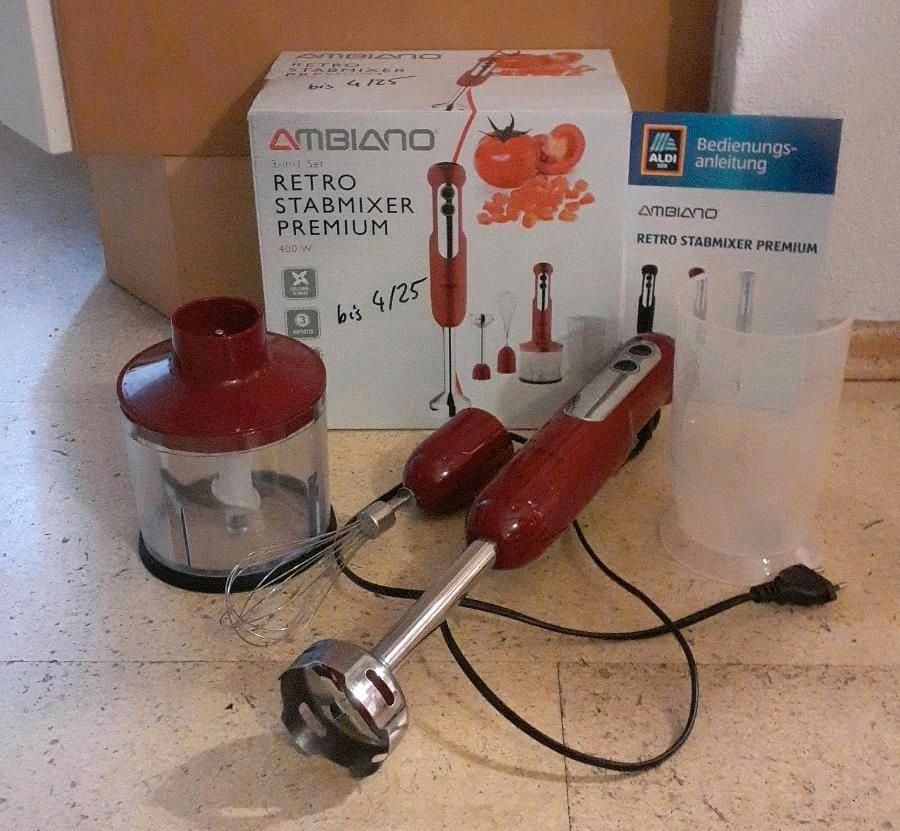 AMBIANO Retro-Stabmixer GT-SBP-02
