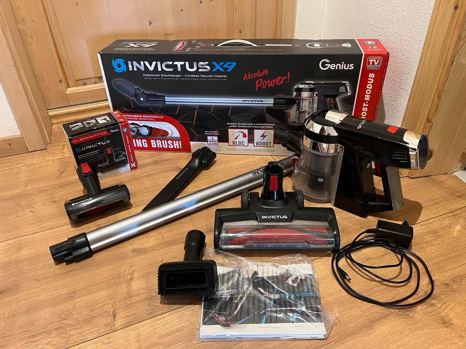 INVICTUS Kabelloser Staubsauger X9 Deluxe-Set