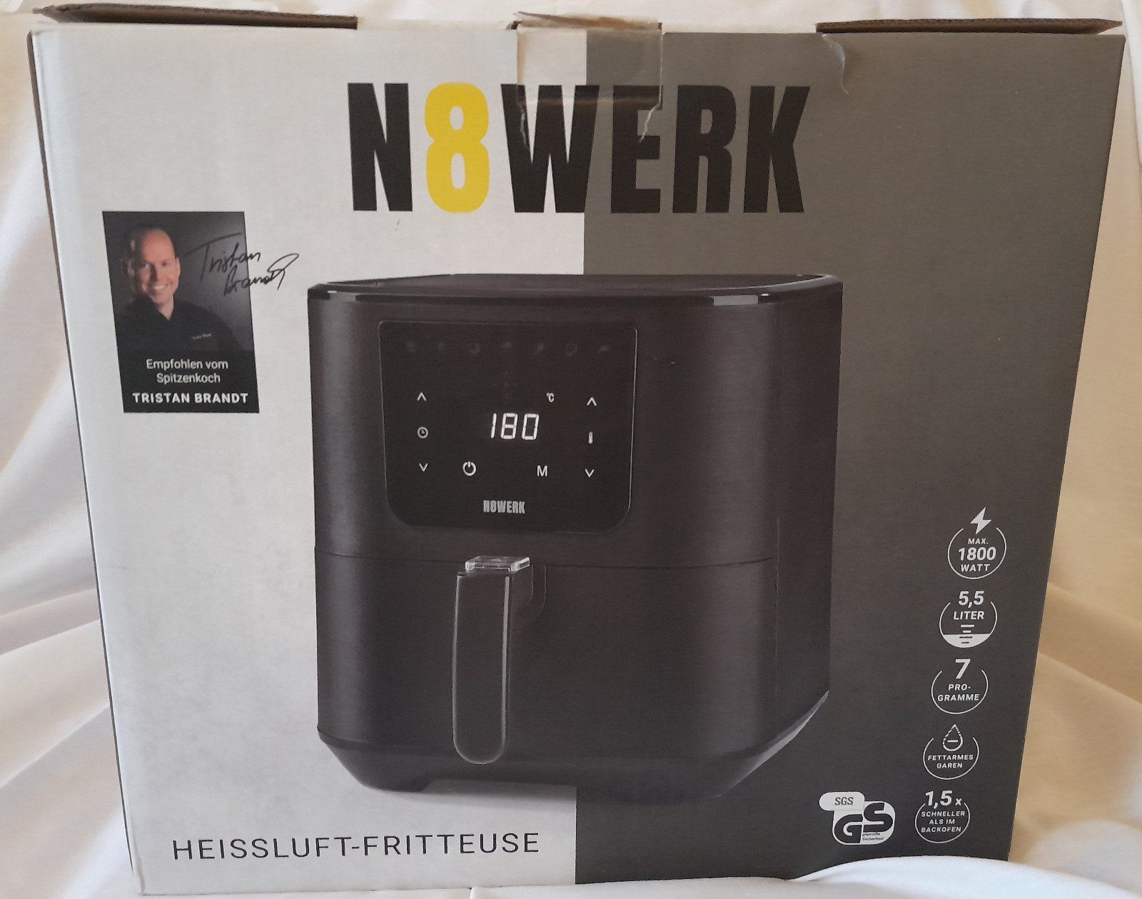 N8WERK Heißluftfritteuse Test